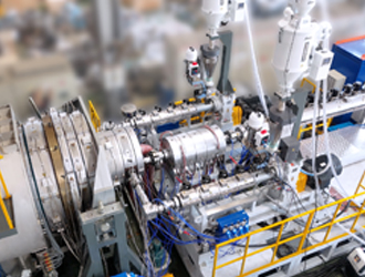 LSP -1600HDPE ثلاث طبقات الأنابيب الصلبة Co-Extrusion Line 