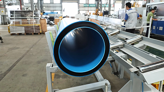 فيديو: LSP 450 HDPE 3 طبقات خط الأنابيب المشتركة 