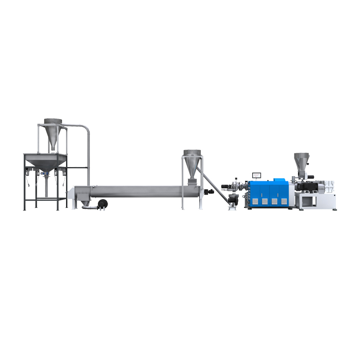 PVC مزدوج المسمار خط Pelletizing 