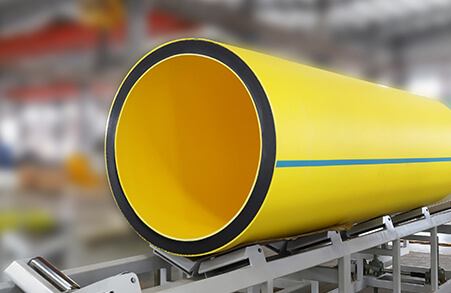 LSP-1200HDPE ثلاث طبقات Co Extrusion خط الأنابيب 