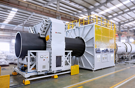 LSP 2000HDPE خط استخراج الأنابيب الصلبة 